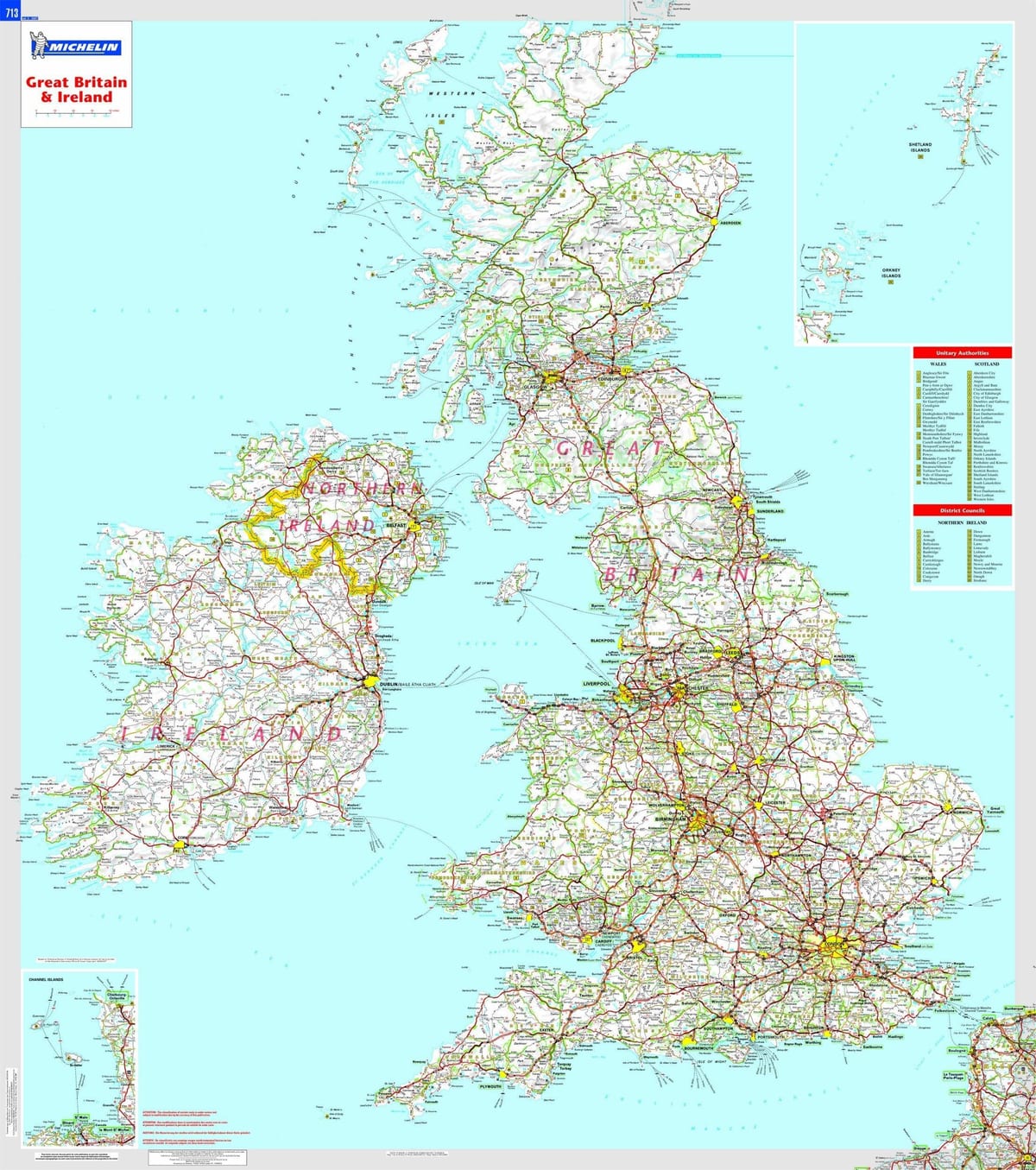 mapa de reino unido de conducción