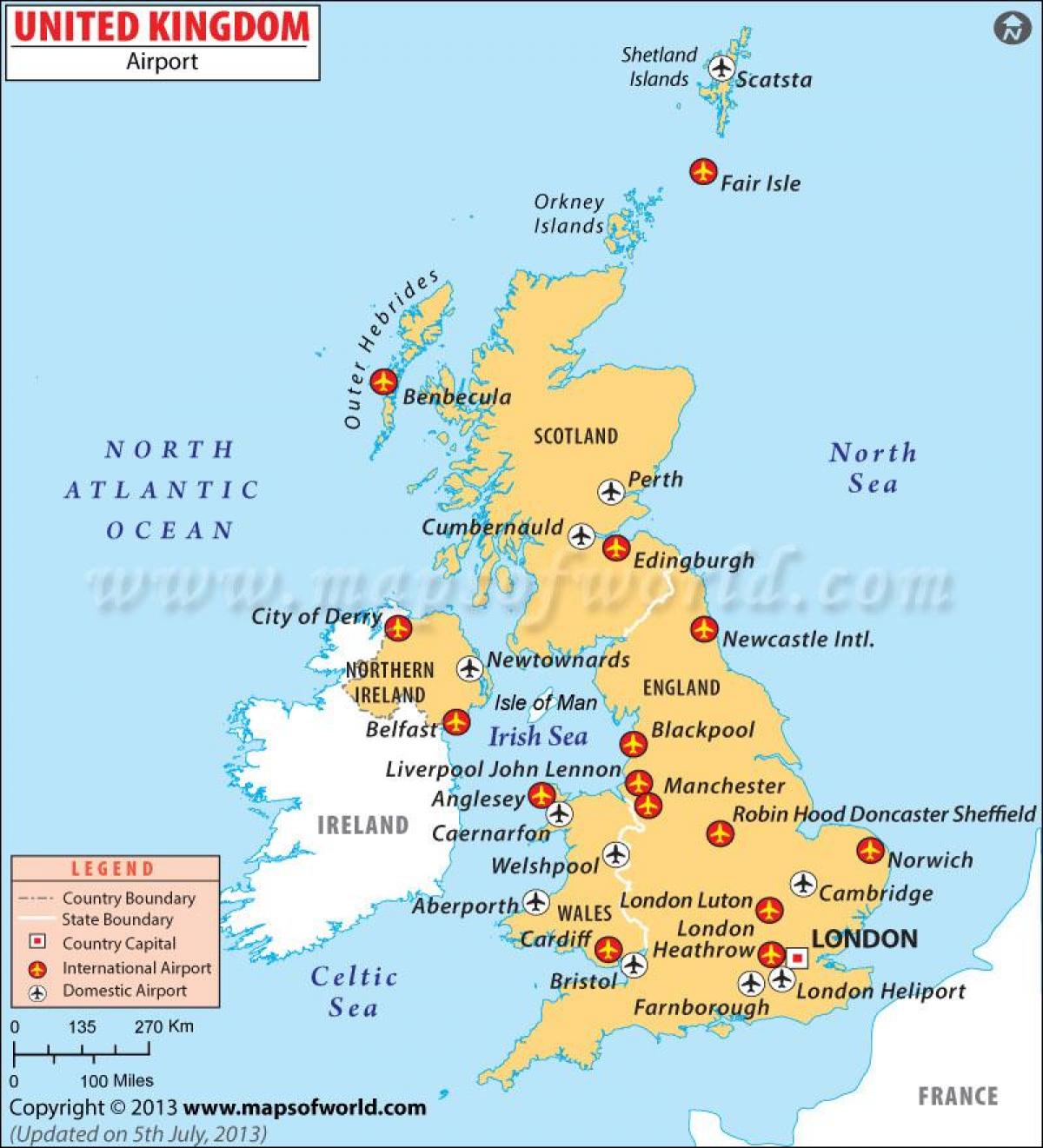 aeropuertos reino unido mapa Reino unido aeropuerto de mapa   Gran Bretaña aeropuerto de mapa 